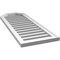 Ekena Millwork Octagonal Top Surface Mount PVC Gable Vent w/ 2"W x 1-1/2"P Brickmould Frame, 16"W x 42"H GVPOT16X4202SF - alternate 3